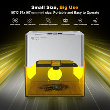 Twotrees TS1 Mini Laser Engraver Machine 80x80x30mm Working Area,3000mm/min Speed,Portable Laser Engraving Machine,Lase Cutter