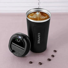 Smart LED Display Stainless Steel Thermos Bottle for Coffee 380ml/510ml Eco-Friendly Versatile Thermal Cup for Business/Travel with Real-Time Temperature Reading