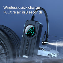 TUERBB T-AP01 Cordless Inflatable Pump 150psi Mini Portable Car Air Pump Emergency Power Bank 18000mAh with HD Display