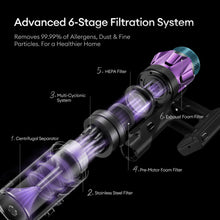 Ultenic U18 Pro Cordless Vacuum Cleaner, 600W 55Kpa Strong Suction, 80min Max Runtime, 180° Bendable Wand, Self-Standing Design, LED Display, Low Noise, for Pet Hair, Carpets, and Hard Floorse