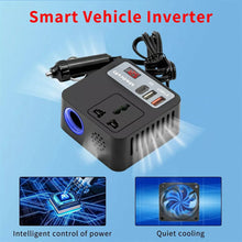 [EU Direct] DATOUBOSS MFB02 Car Inverter 150W DC 12V to 220V AC 50Hz with LED Display Sockets Power Inverter Adaptor Fast Charging for Vehicles