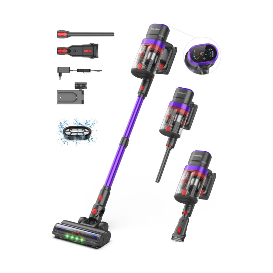 Teendow V20 500W Cordless Vacuum Cleaner, 40kPa Power Suction