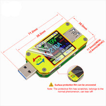 RIDEN UM34/UM34C For APP USB 3.0 Type-C DC Voltmeter Ammeter Voltage Current Meter Battery Charge Measure Resistance Tester