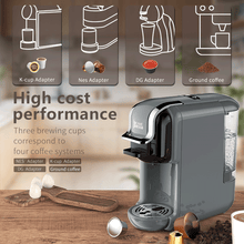 BENE PRESSO B2A 4-in-1 Hot/Cold Coffee Maker - For Capsules, Pods & Ground Coffee. 20Bar, Compact, Quiet, One-Touch Switching
