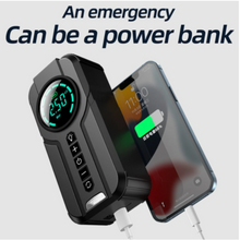 TUERBB T-JA01 4 In 1 Car Jump Starter Air Pump Power Bank Lighting Compressor Cars Battery Starting Starters Auto Tyre Inflator