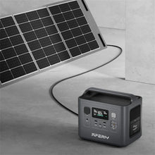 Aferiy P010 800W 512Wh LiFePO4 Portable Power Station +1* S100 100W Solar Panel UPS Pure Sine Wave Solar Generator Camping RV