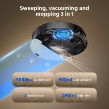 Teendow D10S LDS Robot Vacuum & Mop, 5000PA Suction, Smart Mapping, Precision Navigation, Alexa/Google Assistant, Pet Hair Removal