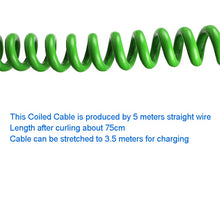 EEMF1635CG/EEMF3235CG Spiral Cable Wallbox Street Cable Outdoor Charger Mode 3 Portable 22KW 11KW 7KW EVSE Station