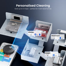 Proscenic Q8 MAX+ Smart Vacuum Cleaner Robot 3-in-1 System 8000Pa Strong Suction 360° LiDAR Navigation 3L Self Emptying Station Smart Mapping Voice Control with Alexa Google Home