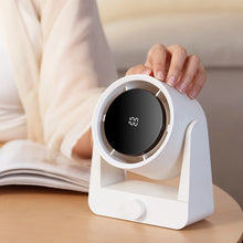 100-Speed Digital Display Desktop USB Fan – High-Power Air Circulator with Adjustable Angle and Punch-Free Wall-Mounted