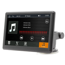 B5 7-inch Wireless CarPlay Android Car Stereo Bluetooth 5.0, AHD Touch Screen, Mirror Link, Reverse Camera, Multimedia Card Slot