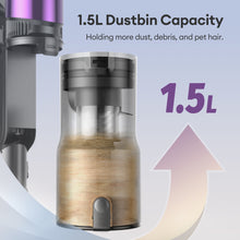 Ultenic U20 Cordless Vacuum Cleaner - 55KPa Strong Suction, Tangle-Free Pet Hair Cleaning, 60-Min Long Runtime, 60dB Quiet Operation, Self-Standing Design