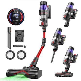 Ultenic U16 Flex Cordless Vacuum – 45,000Pa High Suction Cordless Vacuum Cleaner for Carpet, Pet Hair & Home Cleaning