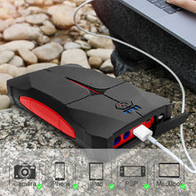 TUERBB J01 Portable Car Emergency Jump Starter Powerbank 13800mAh 51.05wh Peak Current 1200A with LED Flashlight Waterproof