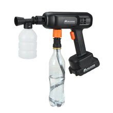 MUDIRO EW-S03 High Pressure Washer Cordless 500W 60bar/870psi Car Washing Spray Cleaner Machine 6 In 1 Water Sprayer EW-S03 21V/0.5A 15000mAh