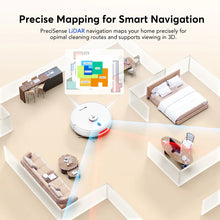 Teendow D20S Max+ Robot Vacuum Cleaner,6000Pa Suction,150Min Runtime,LiDAR Smart Mapping,Self-Charging,No-Go Zones,App & Alexa Control