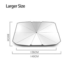 Car Sunshade Umbrella Front Windshield Sun Shade Protector Summer Sun Interior Windshield Protection for SUV Car