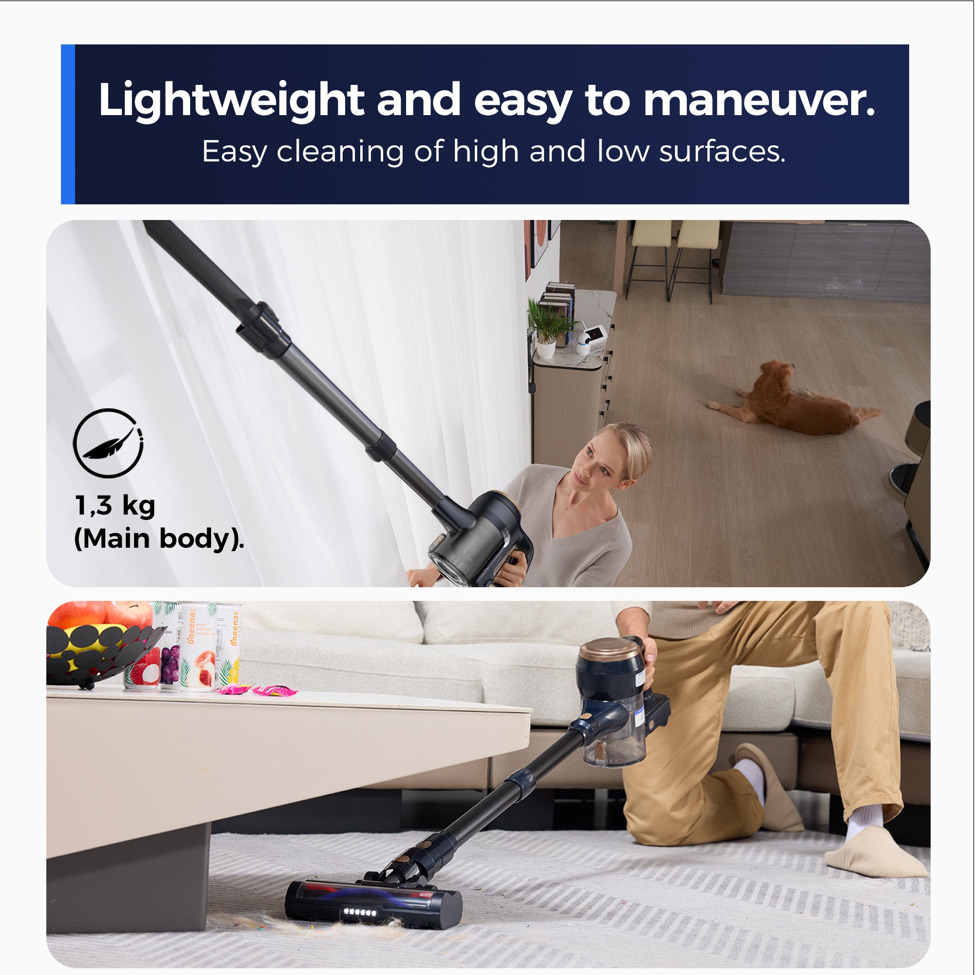 Proscenic P11 Lite opretstående støvsuger - simpelthen billig 5 Proscenic P11 Lite filtreringssystem