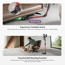 Ultenic U18 Pro Cordless Vacuum Cleaner, 600W 55Kpa Strong Suction, 80min Max Runtime, 180° Bendable Wand, Self-Standing Design, LED Display, Low Noise, for Pet Hair, Carpets, and Hard Floorse