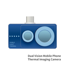 TOOLTOP T7PRO 256*192 Visible Thermal Imager Dual Camera Fusion 25Hz Android Thermal Camera Electrical Device Construction Test