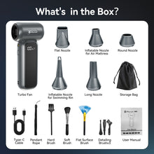 Foursun TF100 Brushless Turbo Fan 150000RPM Electric Air Duster Air Blower for Car/PC/Home/Pet/Outdoor Cleaning