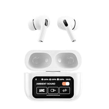 A9 Pro Wireless Earbuds Active Noise Cancellation 68H Battery Life LCD Touch Control IPX4 Waterproof Bluetooth 5.4