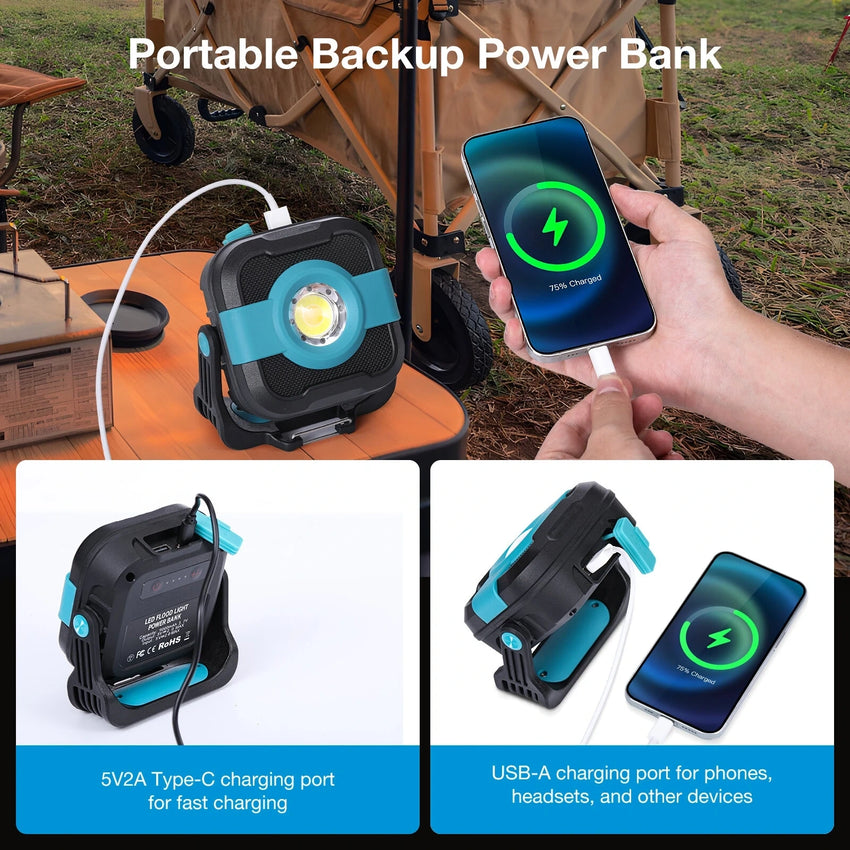 Тази работна лампа с 1000 лумена може да издържи до 90 часа с едно зареждане! 🔦 8 1000 лумена работна светлина специални режими на осветление