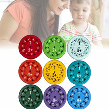 Set of 9 Math Fidget Spinners Educational Math Fact Fidget Spinners Learn Division & Multiplication Perfect for Stimmers & Fidgeters