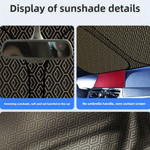 Thickened Laser Car Front Windshield Sun Visor Front Sunscreen Heat Insulation Visor Anti-Ultraviolet Protection for Sedan SUV