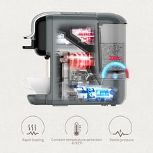 BENE PRESSO B2A 4-in-1 Hot/Cold Coffee Maker - For Capsules, Pods & Ground Coffee. 20Bar, Compact, Quiet, One-Touch Switching