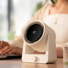 100-Speed Digital Display Desktop USB Fan – High-Power Air Circulator with Adjustable Angle and Punch-Free Wall-Mounted