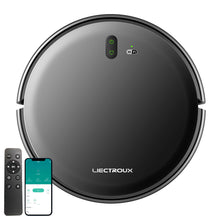 Liectroux L200 Auto Charging Robot Vacuum Cleaner & Wet Mop4000PA Suction Power with WIFI APP Control for Pet Hair Cleaning