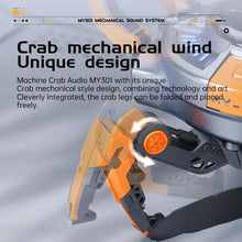 2500mAh Machine Audio Dynamic RGB Lighting Bluetooth Speaker Wireless Subwoofer HIFI Box Sound Desktop Home Hi-Res Stereo