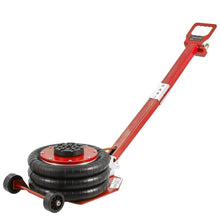 Mudiro Air Jack 3 Ton/6600 lbs / 5 Ton/11000 lbs Air Bag Jack with Six Steel Pipes 15.75 inch/400 mm / 18.5 inch/470 mm Lift up Fast Lifting Pneumatic Jack with Adjustable Long Handle for Cars Garages Repair