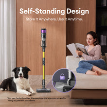 Ultenic U20 Cordless Vacuum Cleaner - 55KPa Strong Suction, Tangle-Free Pet Hair Cleaning, 60-Min Long Runtime, 60dB Quiet Operation, Self-Standing Design