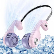 Portable Neck Fans, Wearable Personal Fan, 3200 Mah Battery Powered Bladeless Fan for Outdoor Travel