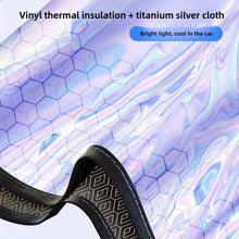 Thickened Laser Car Front Windshield Sun Visor Front Sunscreen Heat Insulation Visor Anti-Ultraviolet Protection for Sedan SUV