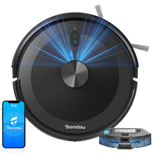 Teendow D10S LDS Robot Vacuum & Mop, 4500Pa Suction, Smart Mapping, Precision Navigation, Alexa/Google Assistant, Pet Hair Removal