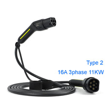 EV Charging Cable Type 2 32A 22KW 3 Phase Electric Vehicle Cord for Wallbox Car Charger Station EVSE Female to Male Plug 5 Meters