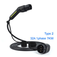 EV Charging Cable Type 2 32A 22KW 3 Phase Electric Vehicle Cord for Wallbox Car Charger Station EVSE Female to Male Plug 5 Meters