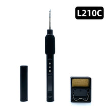 L210C/L245C Smart Electric Soldering Iron Adjustable Temperature 0.99 Inch Ips Color Screen Digital Mini Soldering Iron 100W 50-500℃ Fast Heating