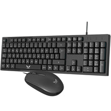 LD-801 Keyboard & Mouse Set USB Ergonomic Durable Design Silent Spill-Resistant 1000 DPI Comfortable Grip for Windows/Mac