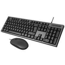 LD-801 Keyboard & Mouse Set USB Ergonomic Durable Design Silent Spill-Resistant 1000 DPI Comfortable Grip for Windows/Mac