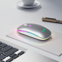 M60 Wireless Mouse with RGB Lighting Dual 2.4G & Bluetooth Connectivity Adjustable DPI Long Battery Life USB-C Charging Compatible with Windows/iOS