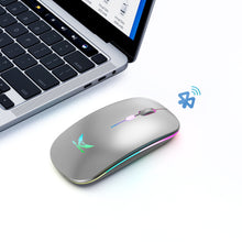 M60 Wireless Mouse with RGB Lighting Dual 2.4G & Bluetooth Connectivity Adjustable DPI Long Battery Life USB-C Charging Compatible with Windows/iOS