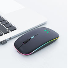 M60 Wireless Mouse with RGB Lighting Dual 2.4G & Bluetooth Connectivity Adjustable DPI Long Battery Life USB-C Charging Compatible with Windows/iOS