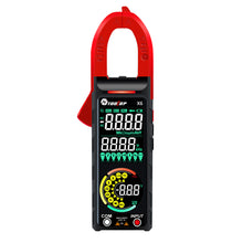 2024 NEW TOOLTOP X6 Digital Clamp Meter 400A High Precision AC Current Measure with Live Wire Recognition NCV Induction Detection Dual VA Color Screen