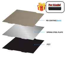 Bambu Lab A1 Mini PEI PEO PET Double Sided Magnetic Build Plate 184x184mm Spring Steel 3D Printer Heated Bed
