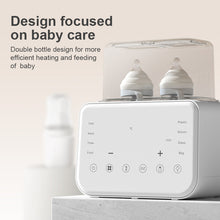 W3 Double Bottle Milk Warmer/Smart Automatic Milk Warmer Baby Bottle Warmer, Defrosting/Heating Liquid Milk Warmer