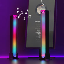 2PCS RGB LED Desktop Floor Lamp Light Bars Bluetooth APP Control Music Night Light Rhythm Atmosphere Lights for Gaming TV Room Decoration Lamp